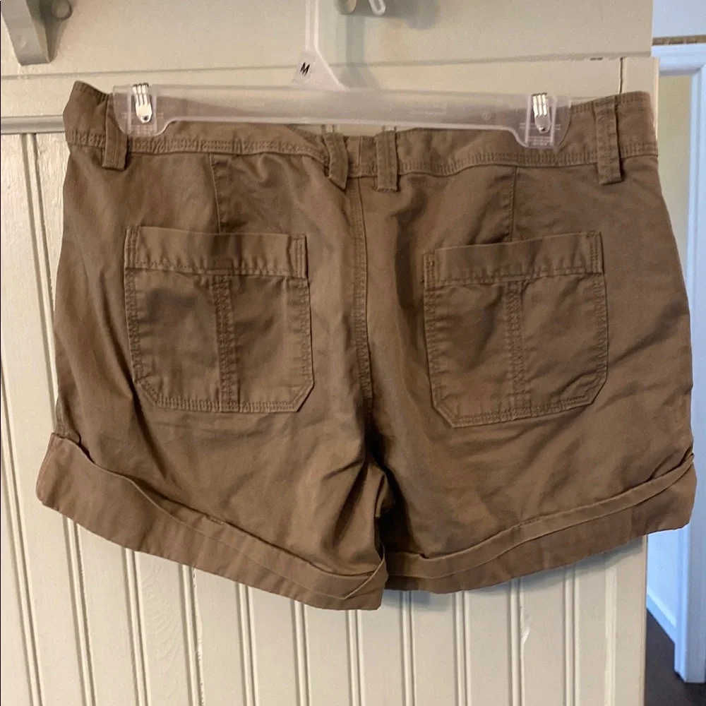 Women's Tan Shorts - Picture 2 of 3
